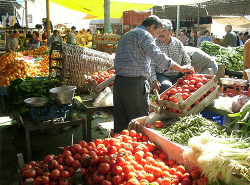 Abundance in fresh vegetables - Bodrum Market day