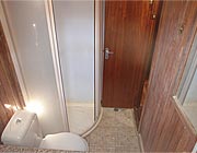 bathrooms with shower cabins on M/S JASMIN