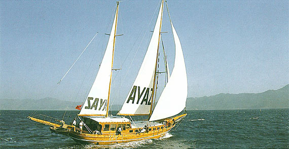 AYAZ sailing the Bodrum Cup