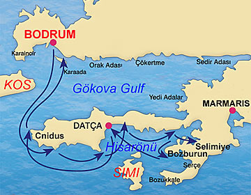 Blue Cruise Bodrum-Hisaronu