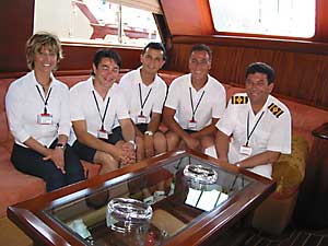 Captain Ugur Tekinalp and Crew