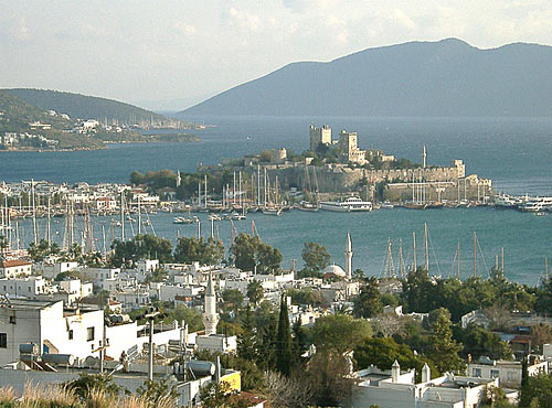 Today the landmark of Bodrum - St. Peter Castle