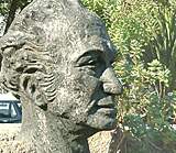 Cevat Sakir monument in Bodrum