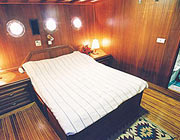 Comfortable double bed cabins on M/S KAYHAN