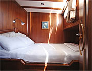 Comfortable double- eith bunkbed cabins on M/S SEBAHAT SULTAN