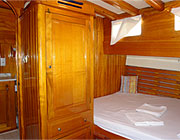 M/S SELINA, comfortable double bed cabin