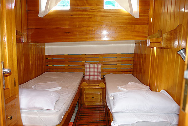 Twinbed cabin on M/S SELINA