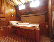 Comfortable double cabin on M/S Sude Deniz