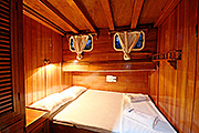 Comfortable aftcabin on M/S TUFAN 5