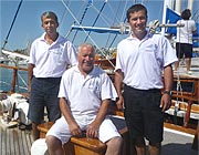 Kaptan Kemal and his crew of M/S TUFAN 5